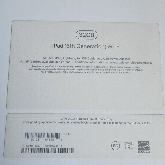 OEM RETAIL EMPTY BOX ONLY iPhone 11 PRO Max, SE, MacBook Pro 13, 2 IPad Gen 6 - Picture 9 of 10